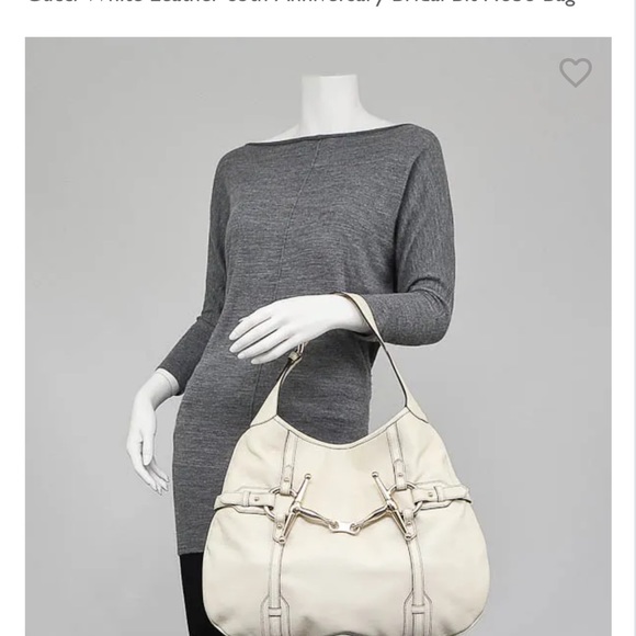 HOST PICK⭐️ Gucci Cream Leather 85th Anniversary Hobo🤍Limited🤍Authentic - Picture 15 of 16